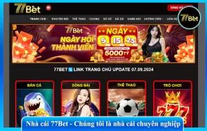 Nha cai 77Bet Chung toi la nha cai chuyen nghiep